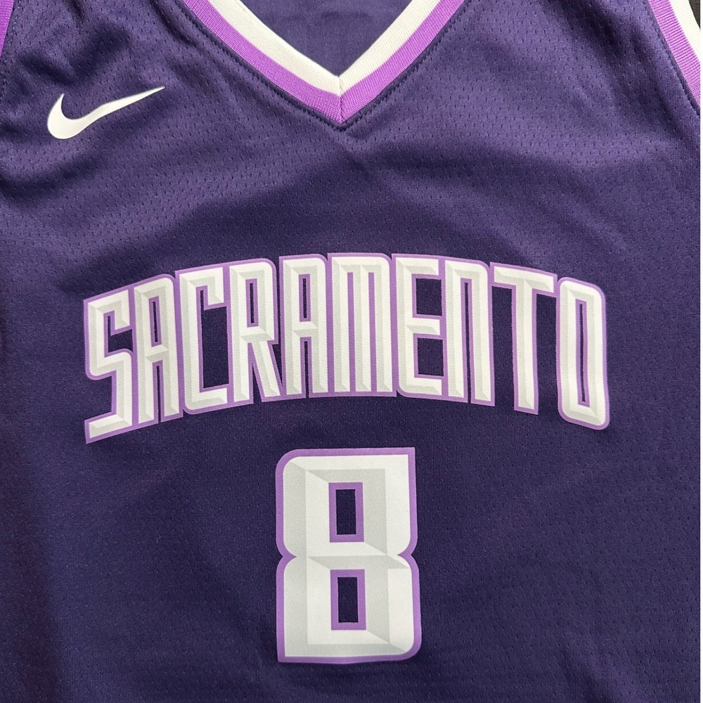 Nike Sacramento Kings Zach LaVine 8 City Edition Jersey Purple XL NWT
